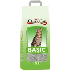 Classic Cat Basic Bentonit | 18 Liter Katzenstreu, Klumpstreu