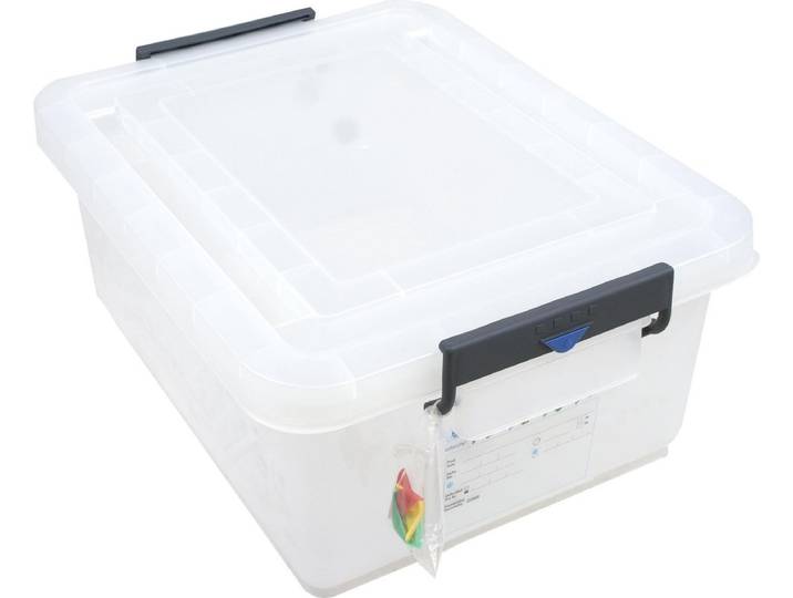 Araven Opbergbak 40liter M.deksel Transparant 5