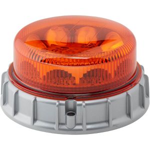 Hella Warnleuchte K-LED 2.0 2XD 011 557-101, orange, 360° LED, mit 12 / 24 V, anschraubbar, ECE R65, Rundumkennleuchte