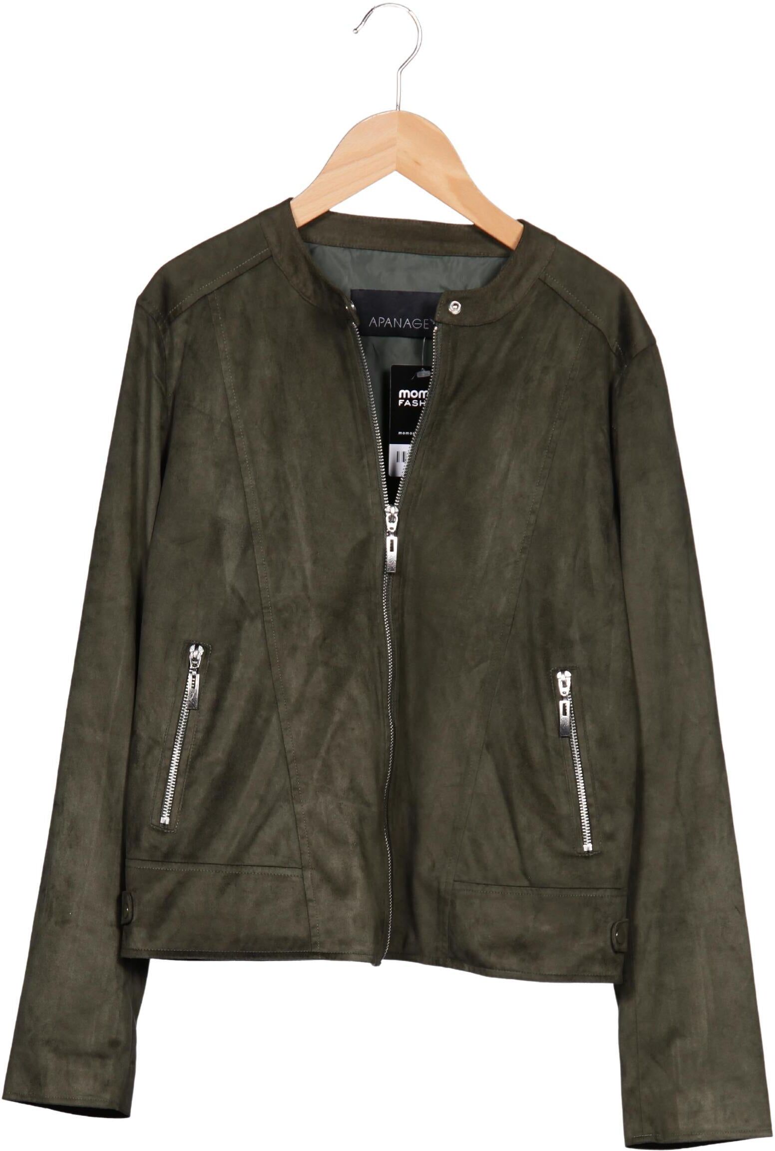 Apanage Damen Jacke, Grün, Gr. EU 40, Synthetik / Elasthan - Second Hand