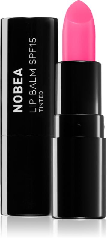 NOBEA Day-to-Day Lip Balm SPF 15 Tinted lip balm SPF 15 #L03 Peony pink 4 g