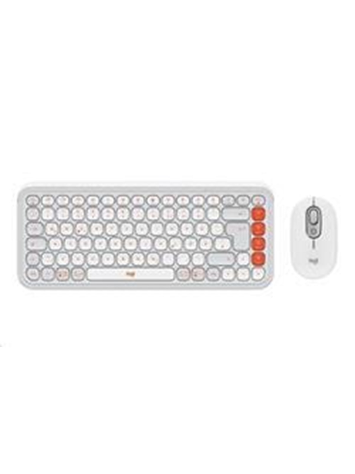 Logitech POP Icon Combo - Tastatur & Maus Set - Universal - Weiss