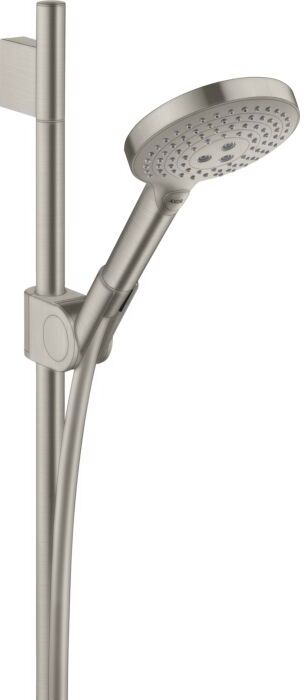 Hansgrohe Axor Uno Brauseset 27987800 900mm, mit Handbrause, 120mm, 3jet, Edelstahl-Optik