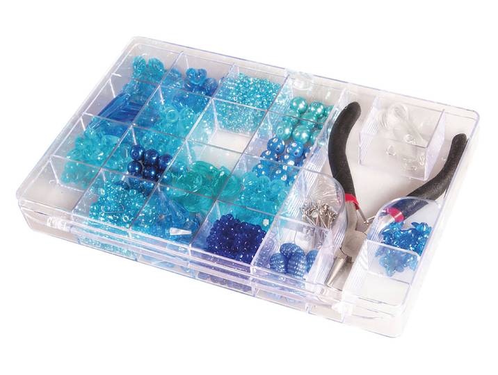 Rayher Perlenbox mit Zange 20 × 13.5 cm