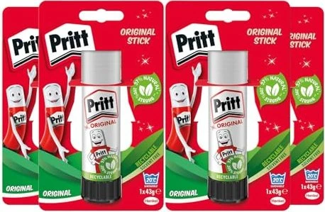 Pritt Klebestifte Multipack, 4 x 43g, 9H PK8MP