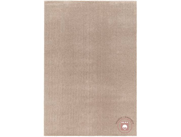 Teppich Etienne sand Einfarbig Polyester 170 x 120 cm