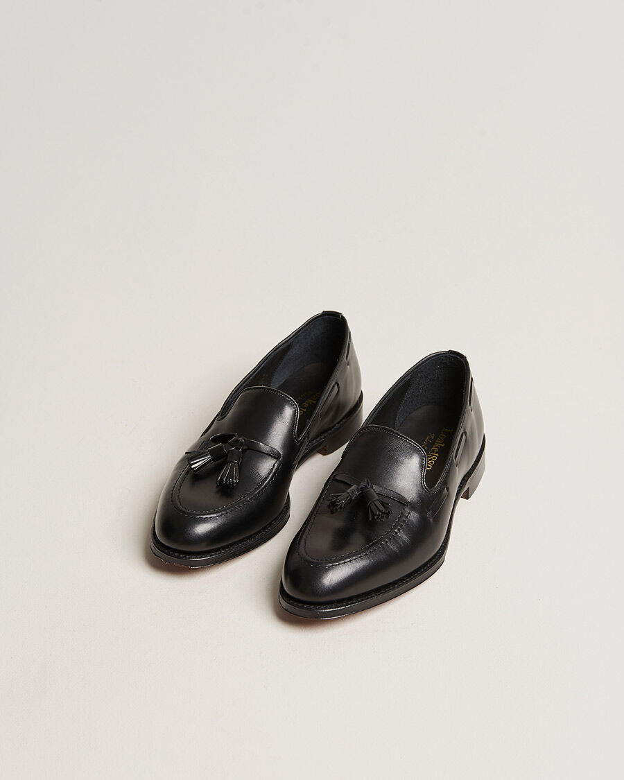 Loake 1880 Russell Tassel Loafer Black Calf men EU42 Sort