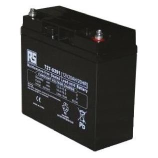 RS PRO Normal AGM 12V 20Ah Batterie (20000 mAh, 12 V) (7270391)