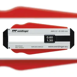Abisolierer für AWG 22, für PVC- und PTFE-Drähte, Ø 0,6 mm
