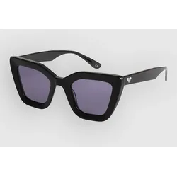 Roxy Solstice Shiny Black Sonnenbrille grey Gr. Uni