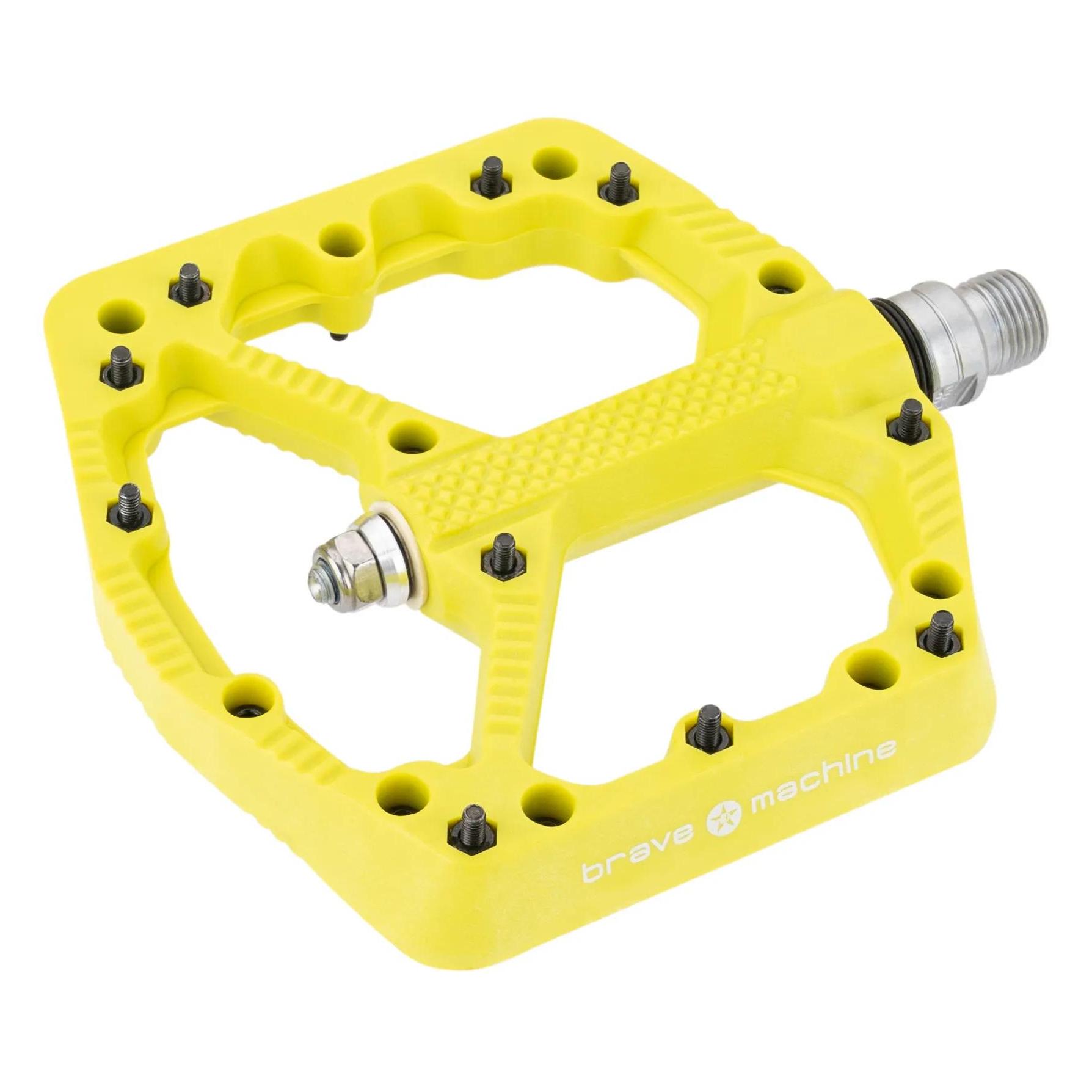 Brave Classics Brave Pedal Freeride 1 Lime Nylon Plattform (BMPD64GR)