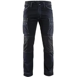 Blakläder, Arbeitshose, Service Bundhose, marineblau / schwarz, Konfektionsgrösse 25 (25)