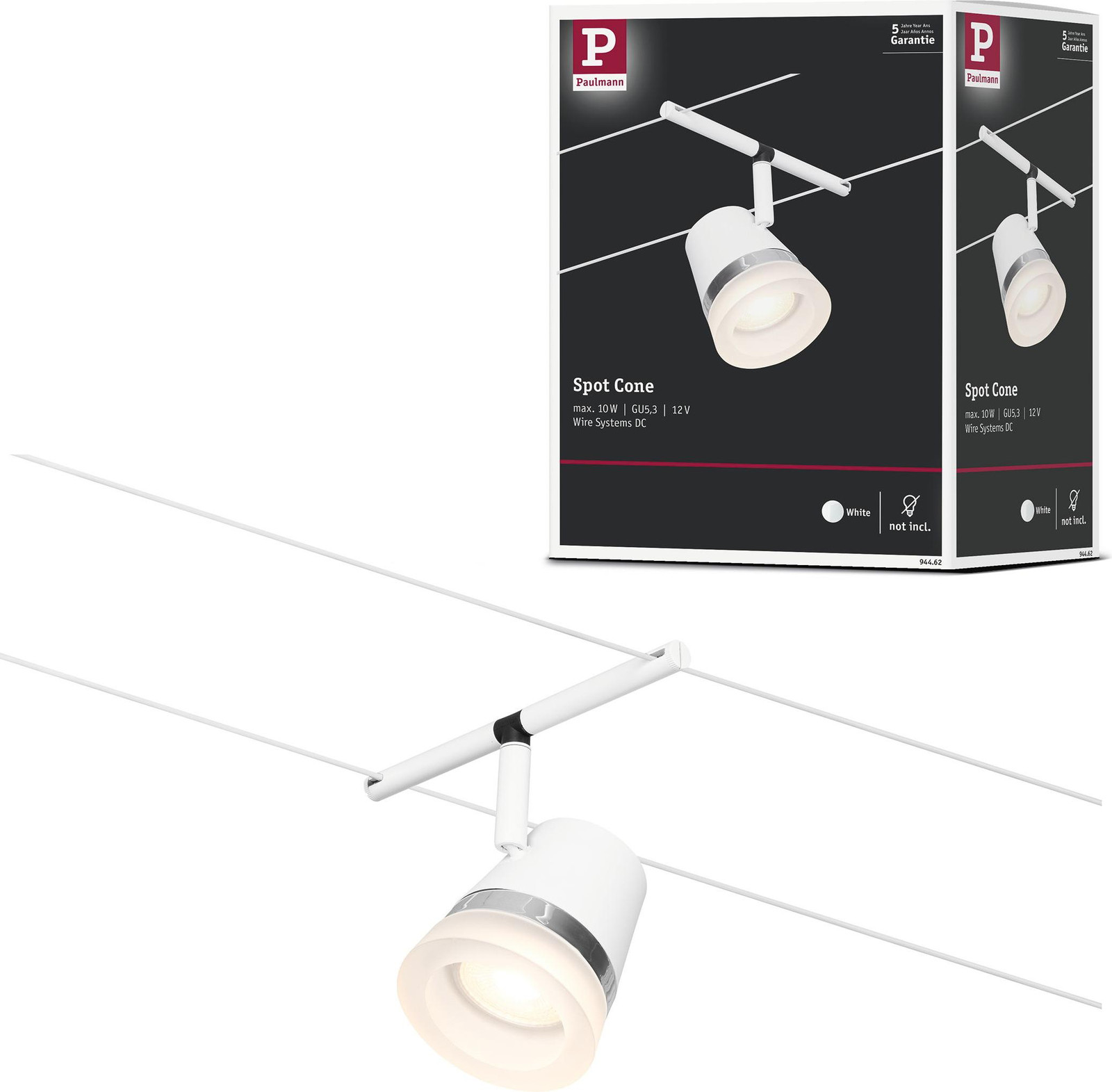 Paulmann CorDuo Ophangsysteem Cone individuele spot voor track systemen