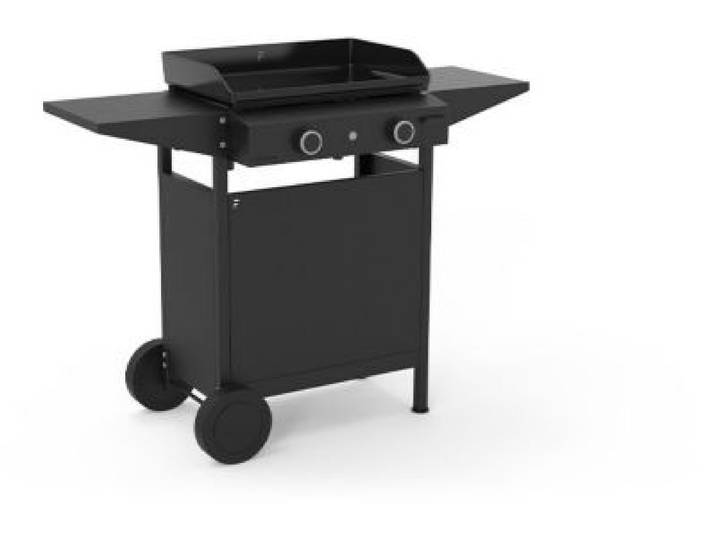 Forge Adour - Chariot Plancha Choaf60n Noir Compatoble Avec Plancha Origin G60an