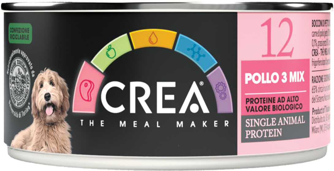 Crea Dog Lattina Pollo 3 Mix 90G