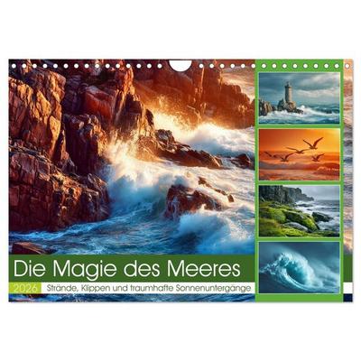 Die Magie des Meeres (Wandkalender 2026 DIN A4 quer), CALVENDO Monatskalender