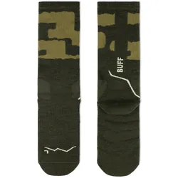 Buff, Unisex, Sportsocken, Merino Mw Crew Socks Beetle (39 - 41), Grün