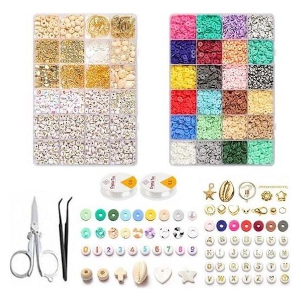 Other Boheme Smykkest - Heishi & Charms Perler - 6000 stk (7110-3)