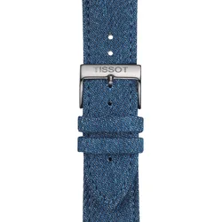 Tissot T852046781 Uhrenarmband 22 mm Jeans Blau
