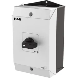 Eaton 207170 Umschalter, T3, 32 A, Aufbau, 1 Baueinheit(en), Kontakte: 2, 45 °, tastend, mit 0-Stellung, mit 2-seitigem Rückzug nach 0, 1>0<2