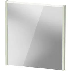 Duravit D-Code Spiegel DC70760HHHH0000 650x700x48, Blassgrün Matt, mit LED Beleuchtung