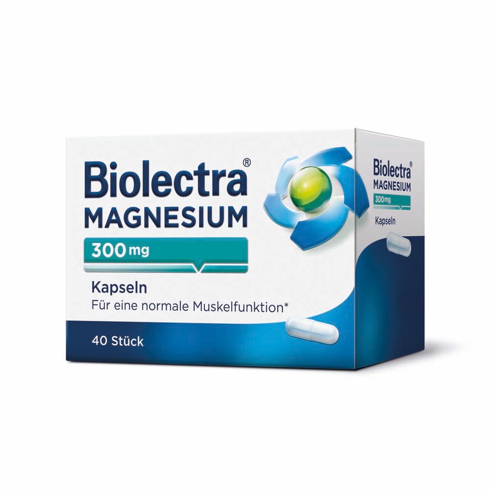 Biolectra Magnesium 300 mg Kapseln 40 St