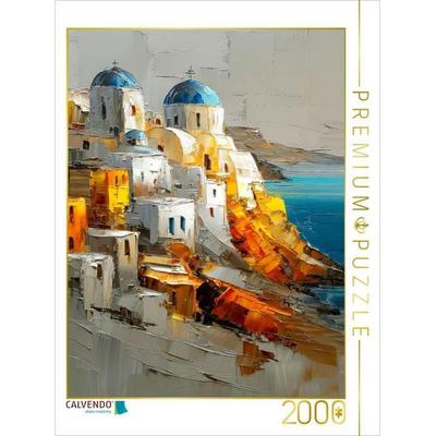 CALVENDO Puzzle Santorini | 2000 Teile Lege-Größe 90x67cm Foto-Puzzle für glückliche Stunden, Sonstige von , Calvendo Puzzle