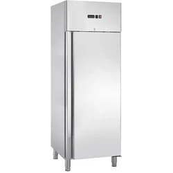 GastroHero Tiefkühlschrank SNACKH400BTV | 429 Liter | Edelstahl | GN 1/1 | Umluftkühlung | Digitalthermostat | Profi Gewerbe Tiefkühler