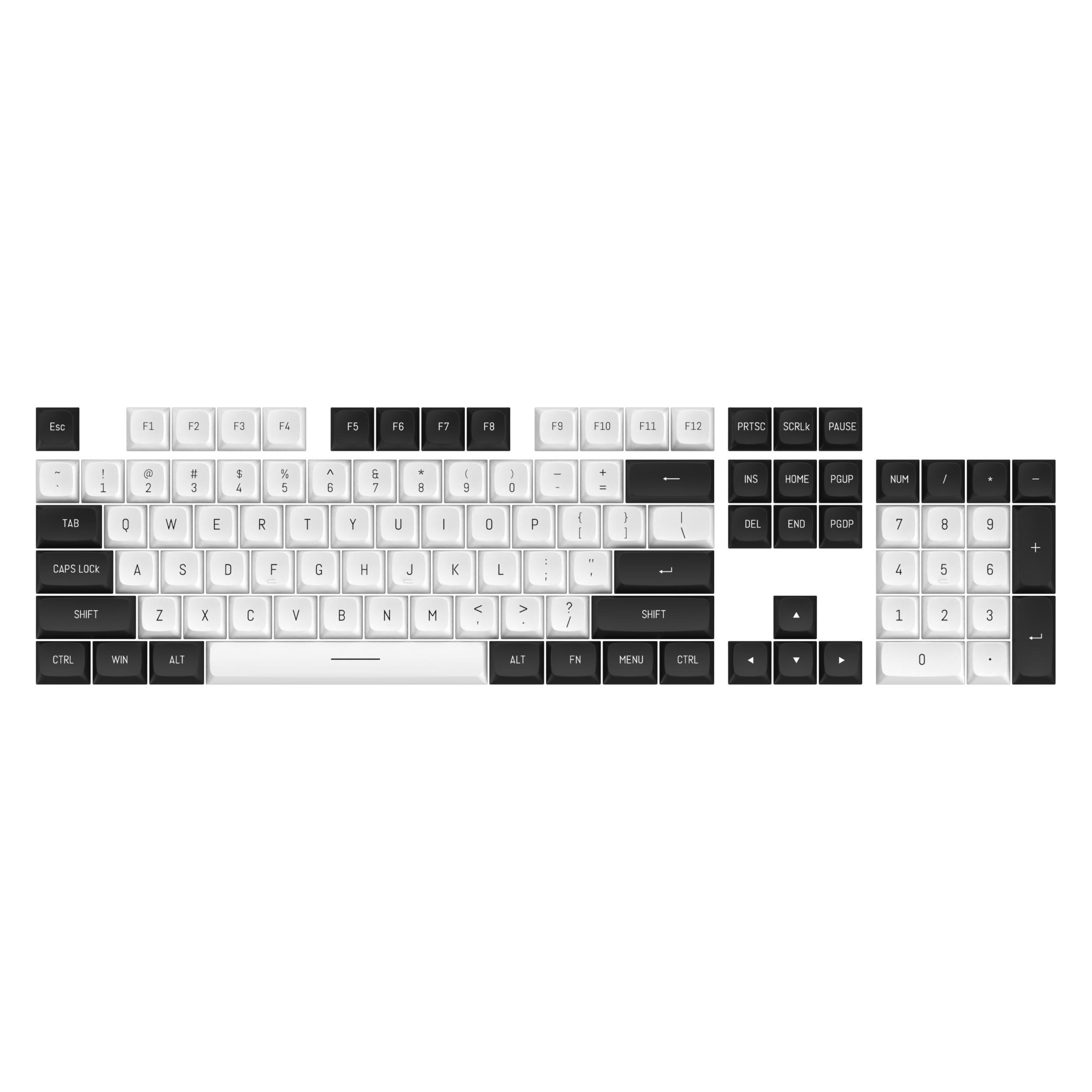 Redragon Zestaw KeycapówA132 PBT Doubleshot (A132)