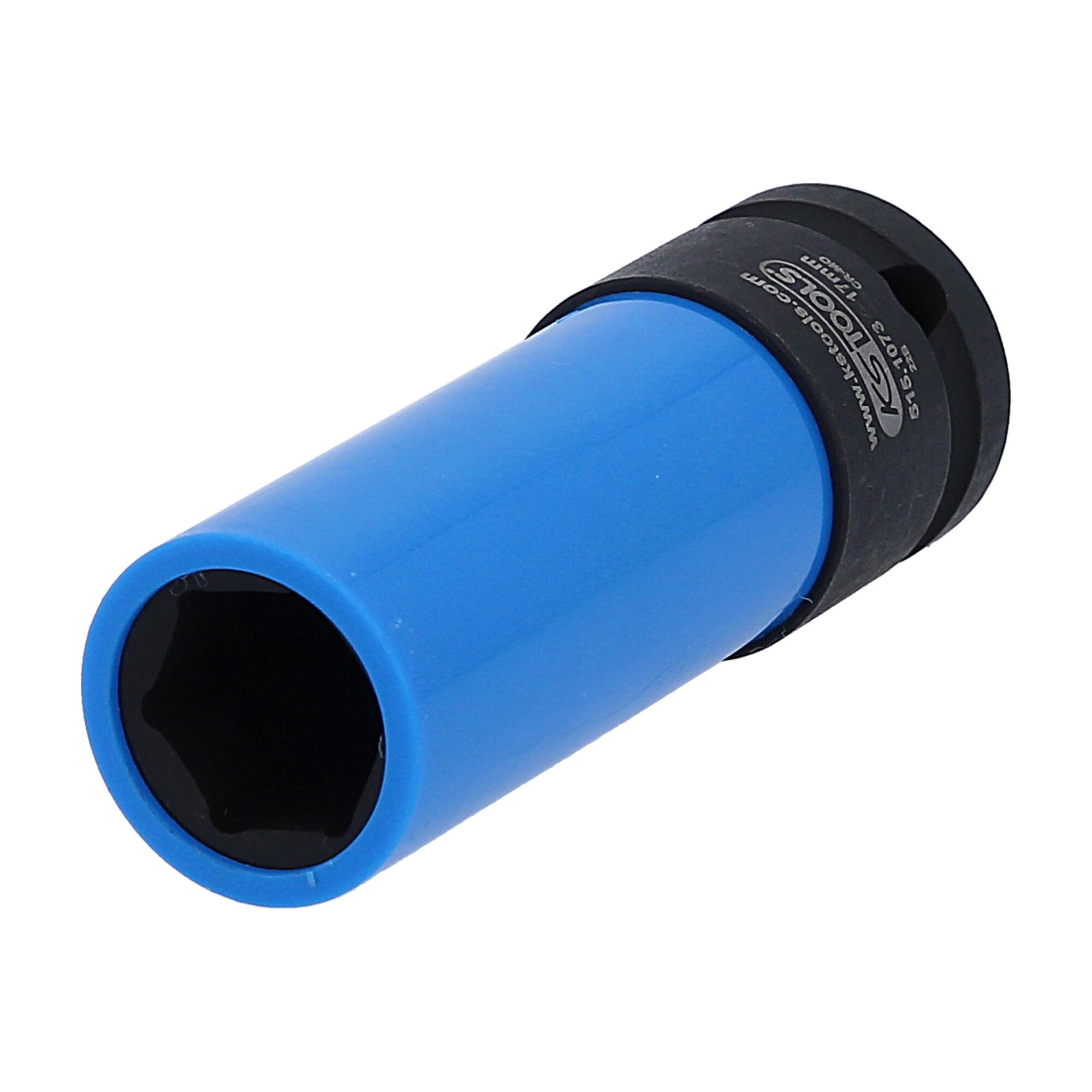 KS Tools 1/2" Alu-Felgen Kraft-Stecknuss robust, lang, 17mm (515.1073)
