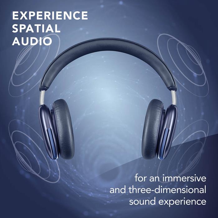 MUSIC SOUND Cuffia Wireless Btheadbmsaurixb Aurix-blu