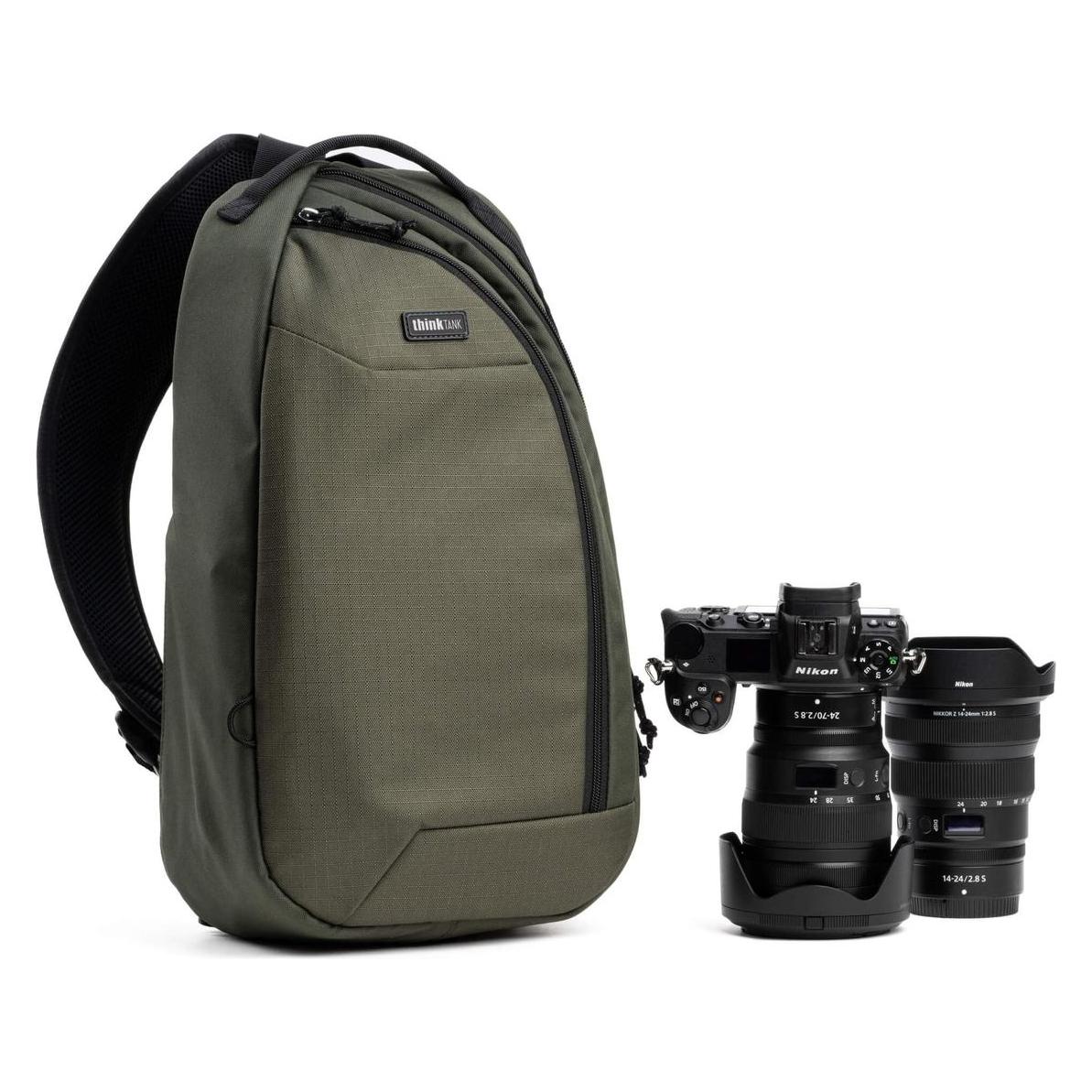 Think Tank TurnStyle Kamera-Umhängetasche - 11 l - Greenway - Nylon (Kamera Schultertasche, 11 l) (72797354)