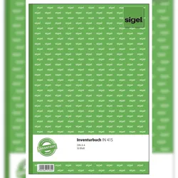 Sigel IN415 Inventurbuch DIN A4, 50 Blatt