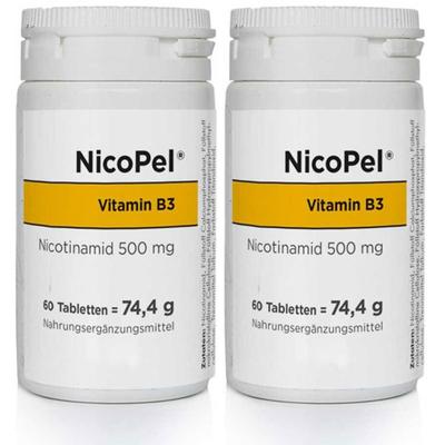 Nicopel Nicotinamid 500 mg Kapseln 2x 2x60 St