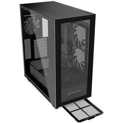 Sharkoon Rebel C60 RGB ATX Black (ATX, mATX, Mini-ITX), PC Gehäuse, Schwarz