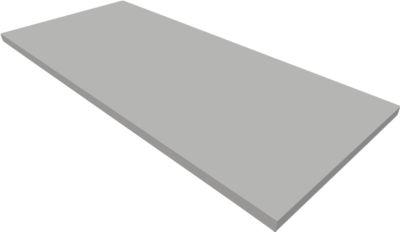 Sockel QUANDOS BOX, B 1000 x T 440 x H 35 mm, alusilber