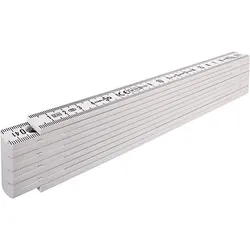 STABILA Kunststoff-Gliedermaßstab 2m, metrisch 1107, ws