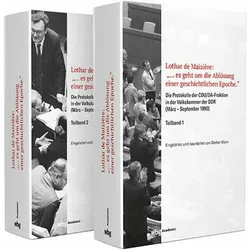 Lothar de Maizière: „...es geht um die Ablösung einer geschichtlichen Epoche.“, Fachbücher von Stefan Marx