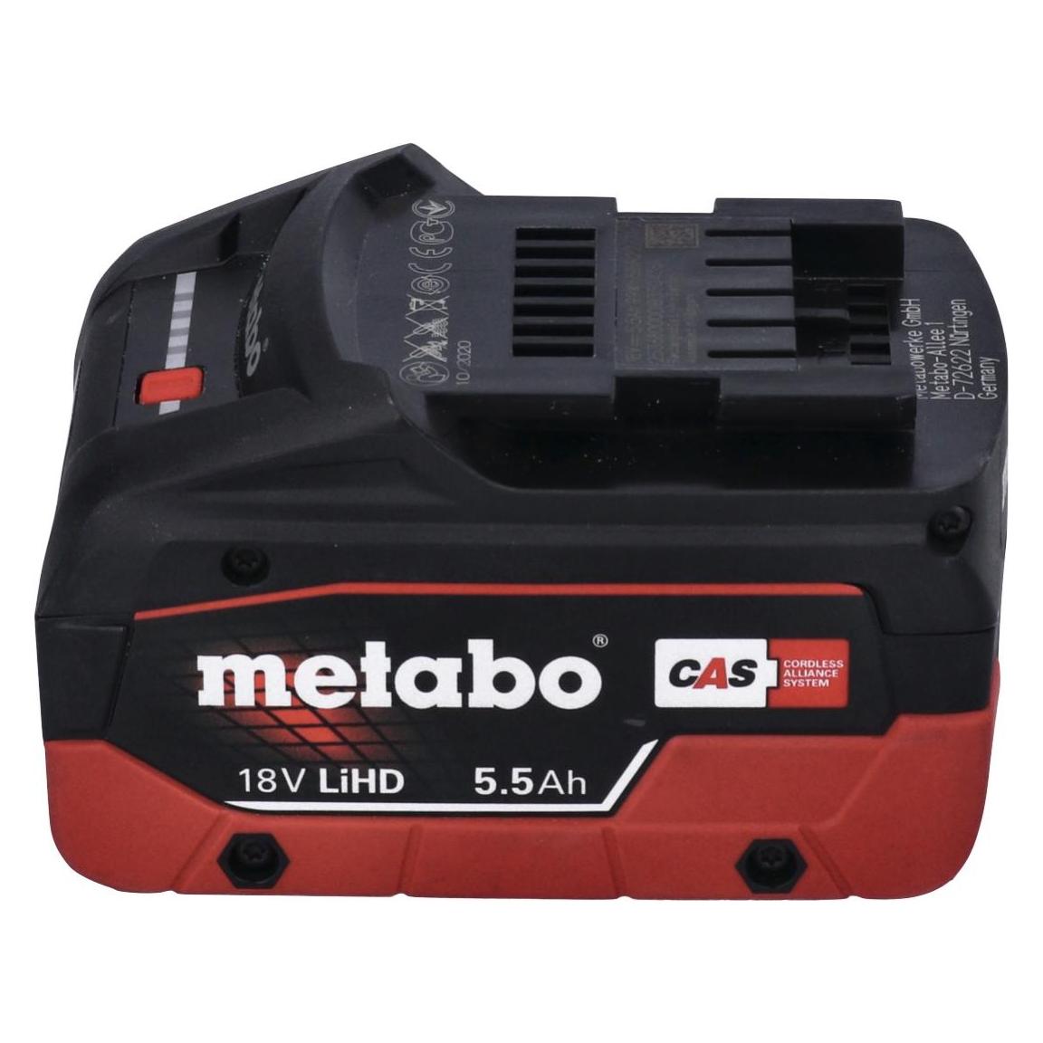 Metabo WB 18 LTX BL 15-125 Quick Akku Winkelschleifer 18 V 125 mm Brushless + 1x Akku 5,5 Ah + meta (125 mm) (601730840)