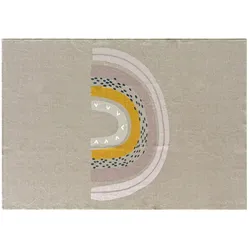 KJUT Kinderteppich   ¦ braun ¦ Synthetische Fasern ¦ Maße (cm): B: 140