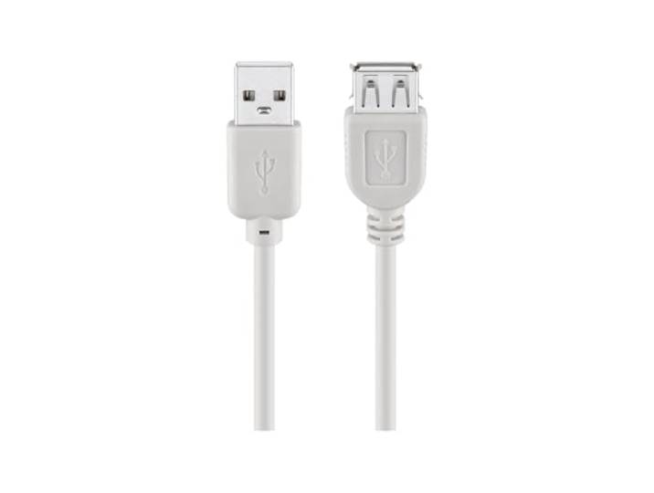 Wentronic USB 2.0 verlengkabel AA HiSpeed grijs 1,8 m