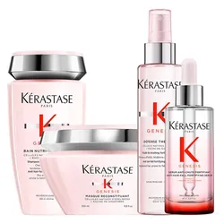 690ml Kérastase Genesis BUNDLE DICKES HAAR (Shampoo 250ml + Haarmaske 200ml + Leave-in 150ml + Serum 90ml)
