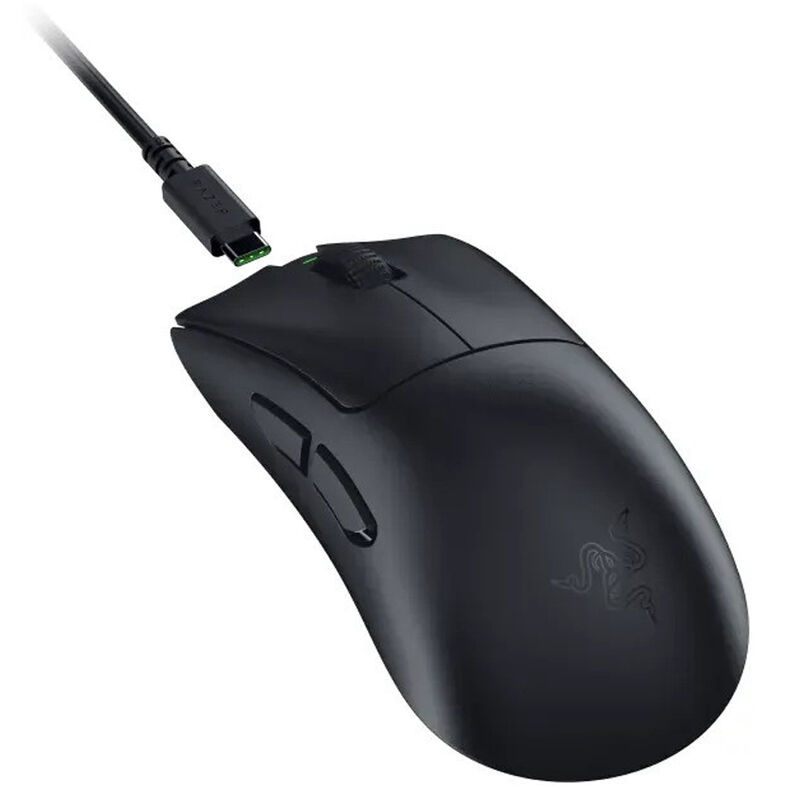 Razer DeathAdder V3 Hyperspeed Gaming Maus - mit HyperPolling Wireless Dongle, schwarz