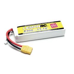 LemonRC Modellbau-Akkupack (LiPo) 11.1 V 6300 mAh Zellen-Zahl: 3 35 C Softcase XT90 15740