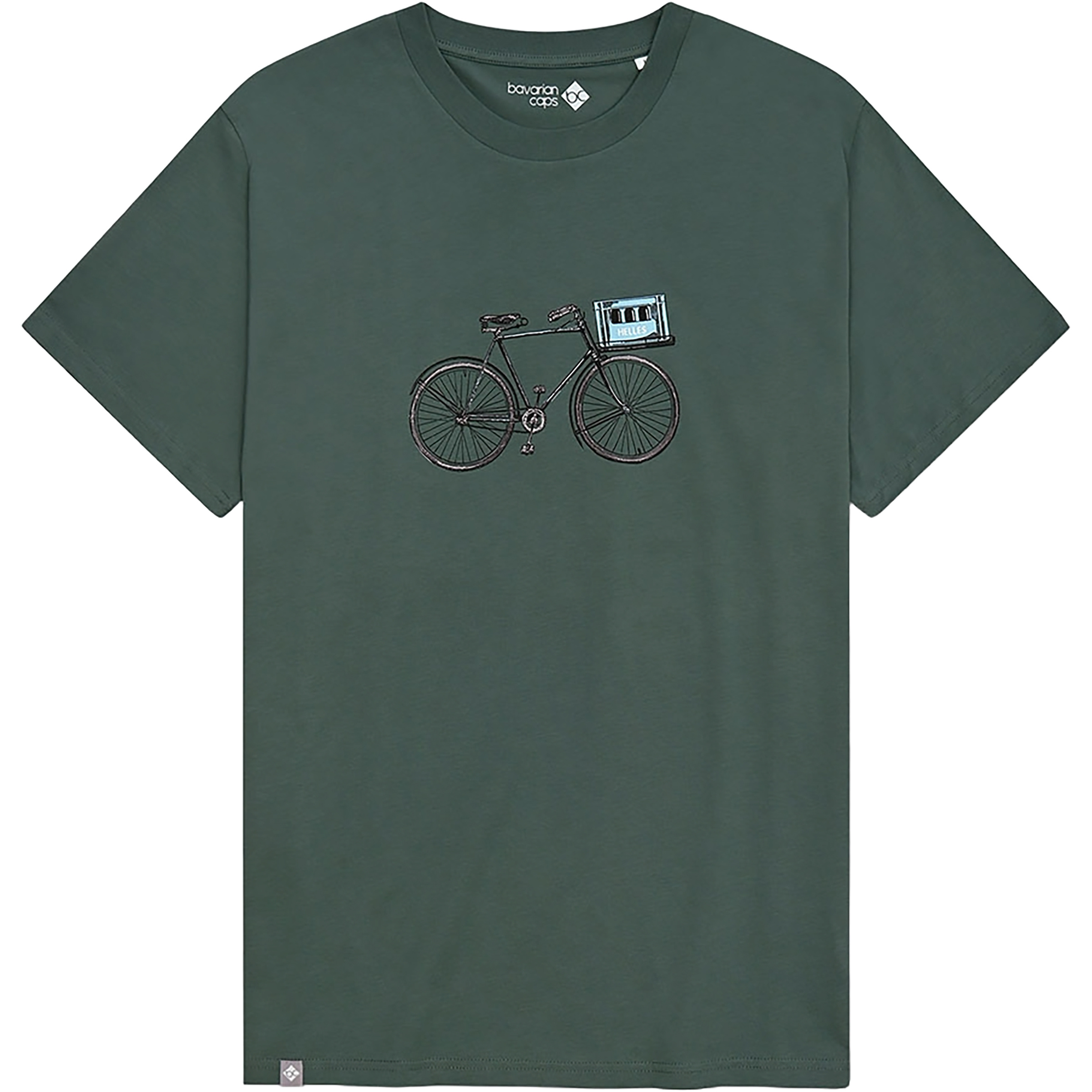Bavarian Caps Expresslieferdienst Herren T-Shirts gruen Größe M Lifestyle Hautfreundlich