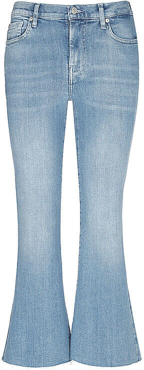 7 FOR ALL MANKIND Jeans Flared Fit CROPPED DOJO blau   26 26