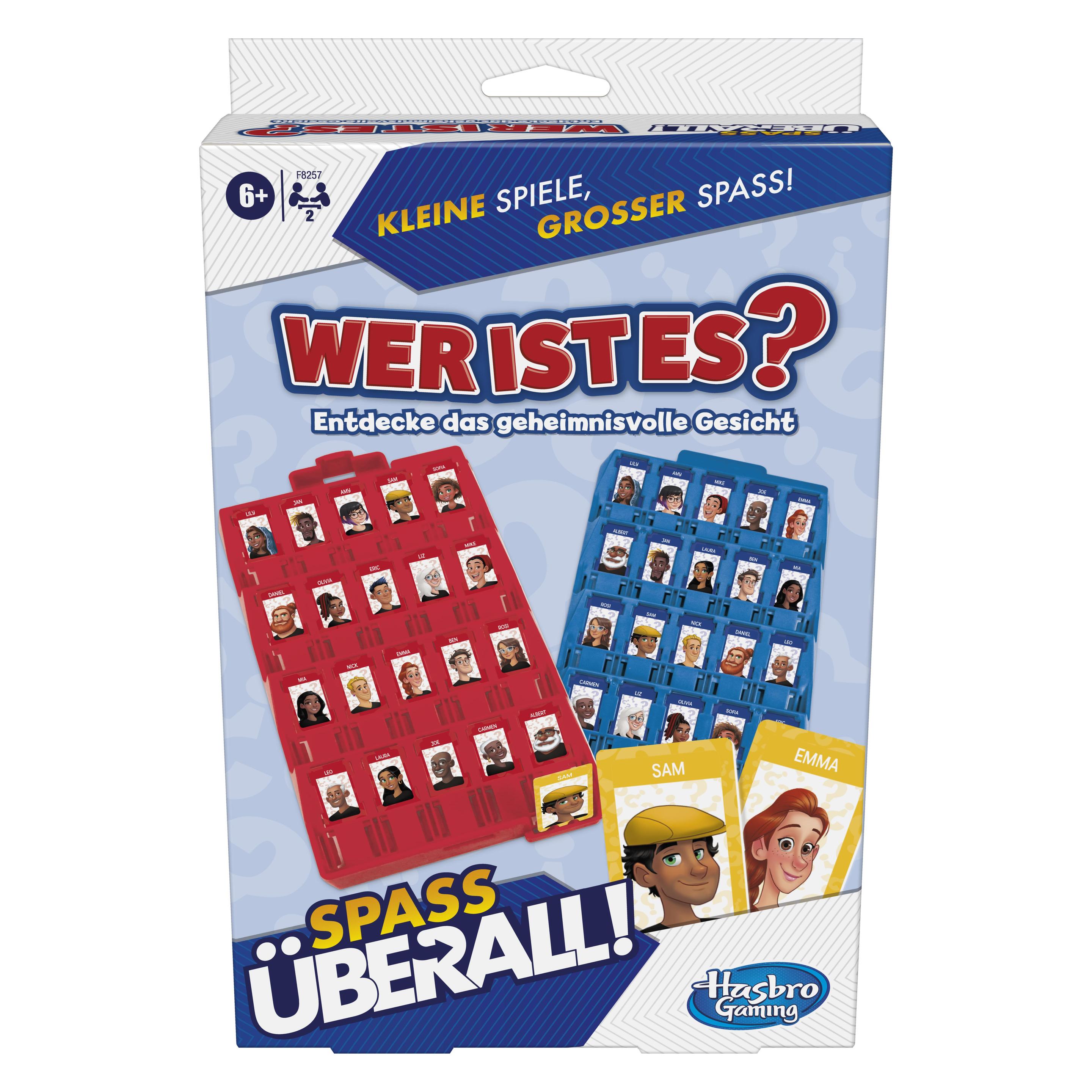 Hasbro Gaming Wer ist es? Kompakt (Deutsch, 2 Spieler) (F8257GC0)