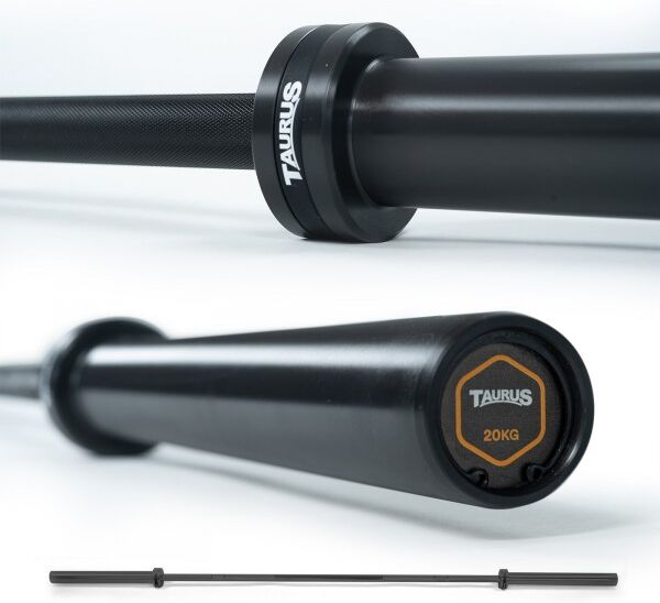 Taurus 7ft Pro Olympic Barbell Black