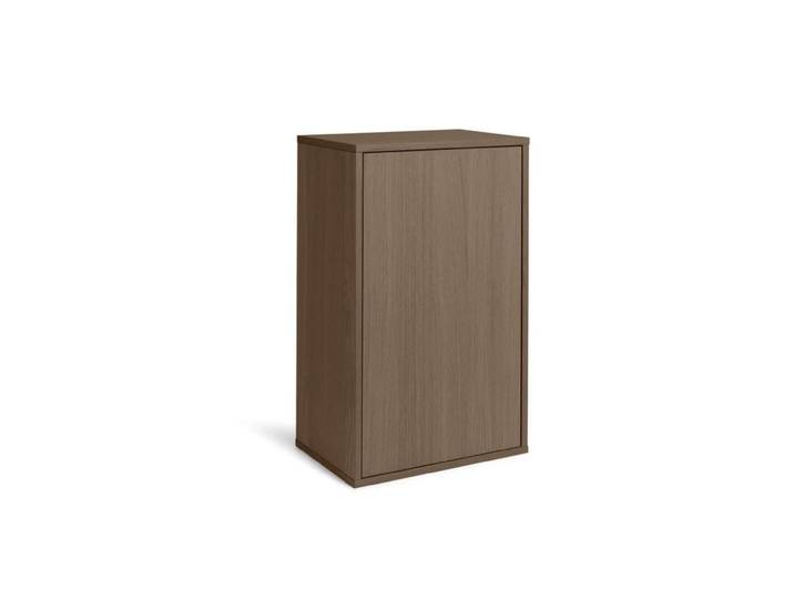 Mehrzweckschrank ReCollector Dark Oak , braun, B:43cm H:70cm T:30cm, Schränke, Mehrzweckschrank