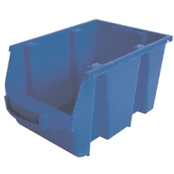 Viso 24x Sichtlagerkästen 4 Liter blau, 15x12.6x23.5 cm